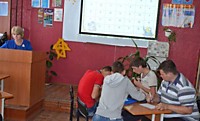 Внеклассное мероприятие  - игра "Виват, Россия!", проведенное со студентами первого курса, группы №12 посвященное Дню России.